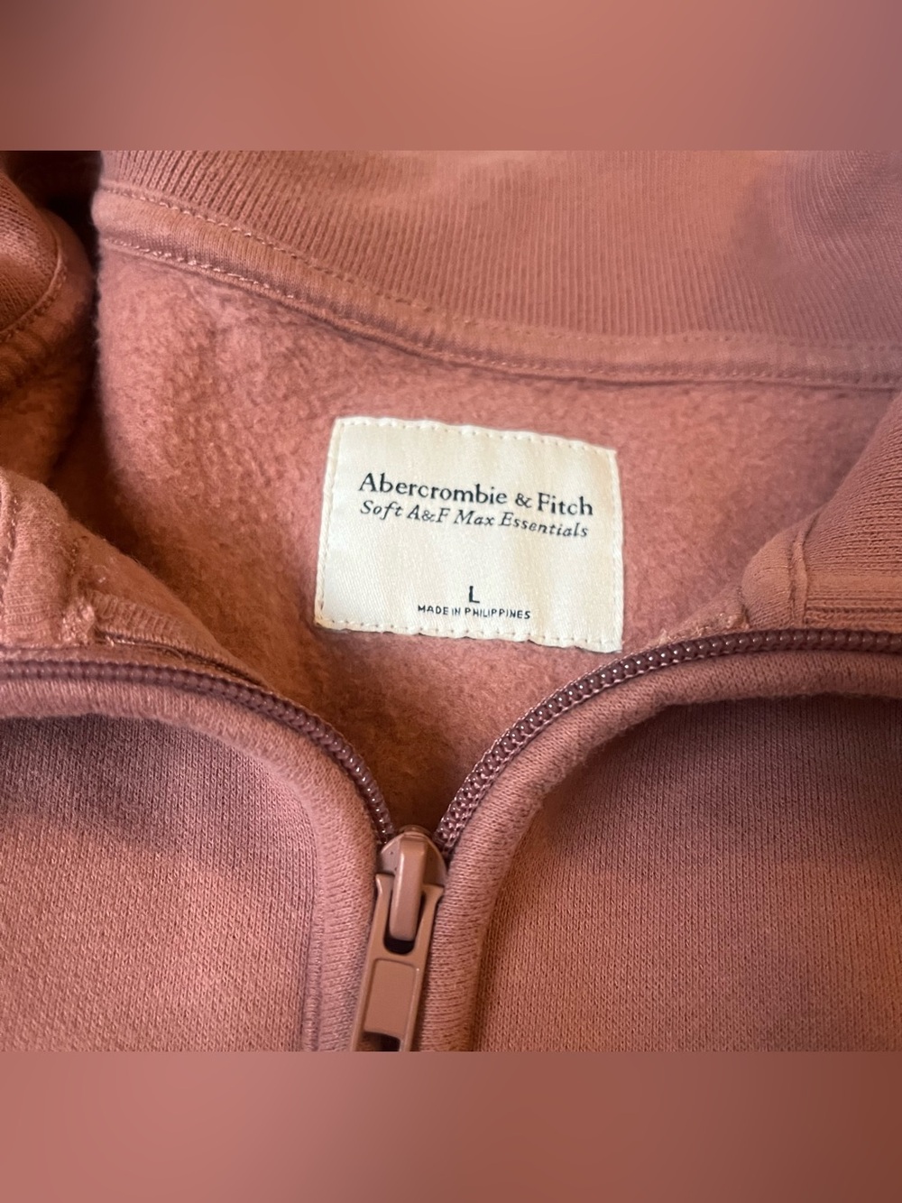 Abercrombie Cropped Quarter Zip - Picture 2 of 5